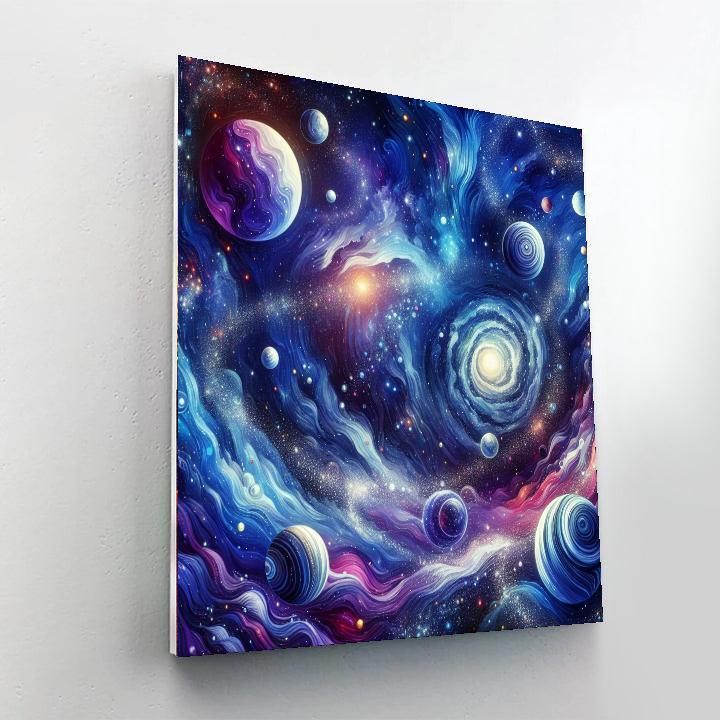 Cosmic Exploration Paint By Numbers Art