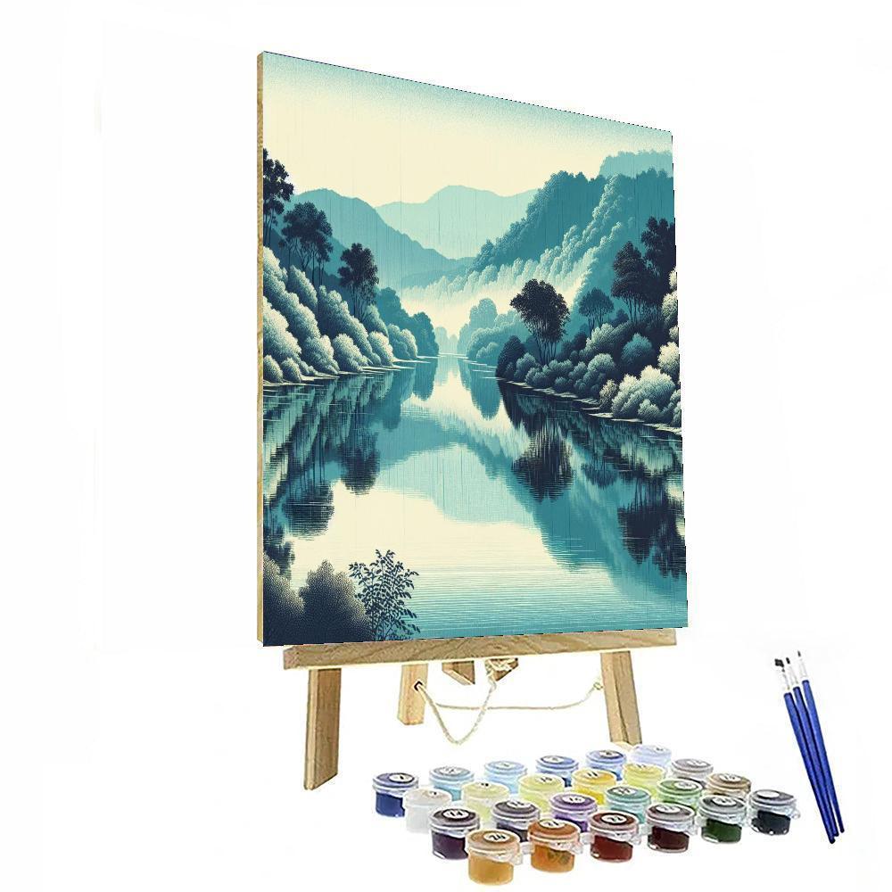 River Of Reflections Paint By Numbers