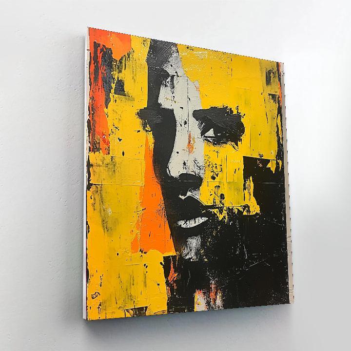 Jean-Michel Basquiat Inspired Silent Echoes Of Identity  Painting By Numbers Kit