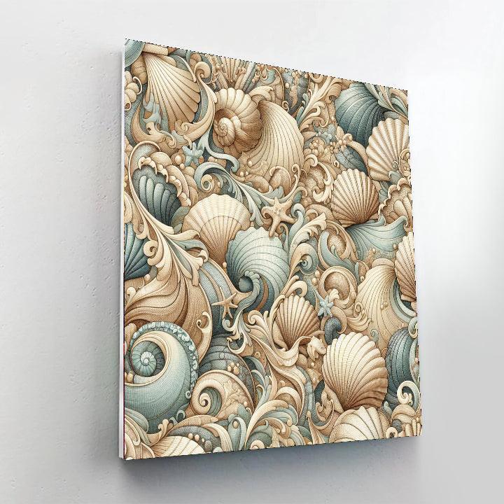 Seashell Reverie Tapestry Paint By Number