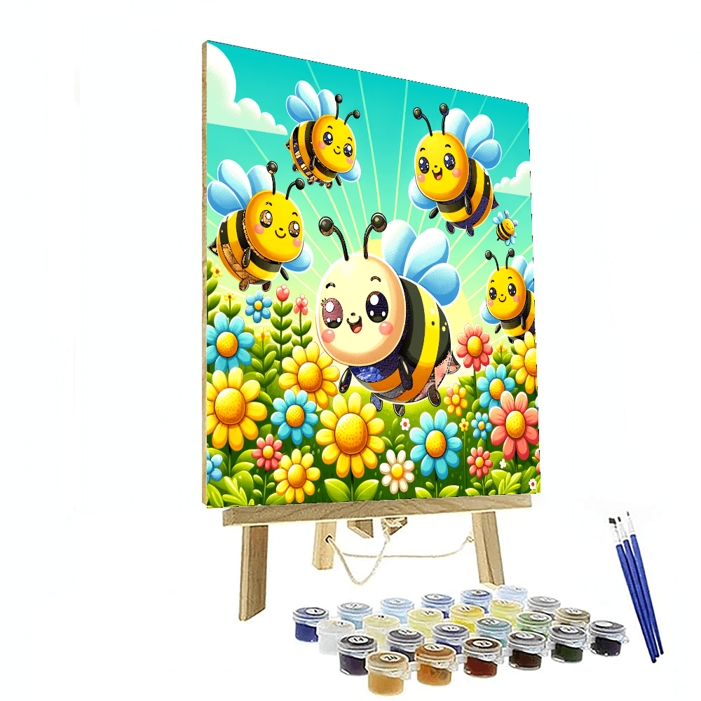 Busy Bee Adventures Paint By Numbers Art