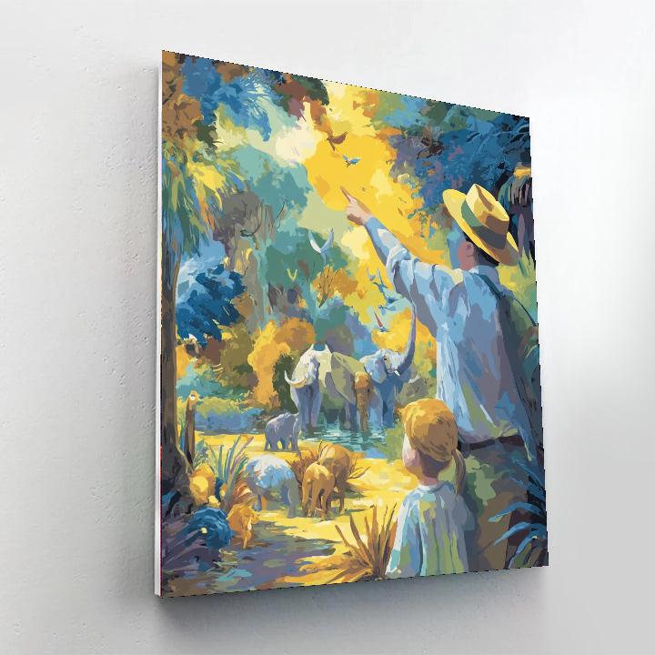 An Afternoon At The Zoo Paint By Numbers