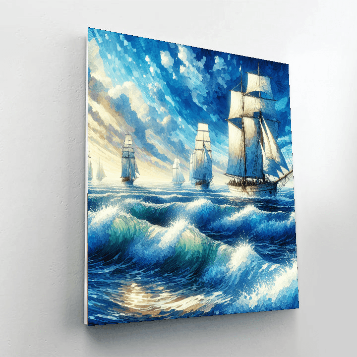 Nautical Adventure Painting By Numbers Kit