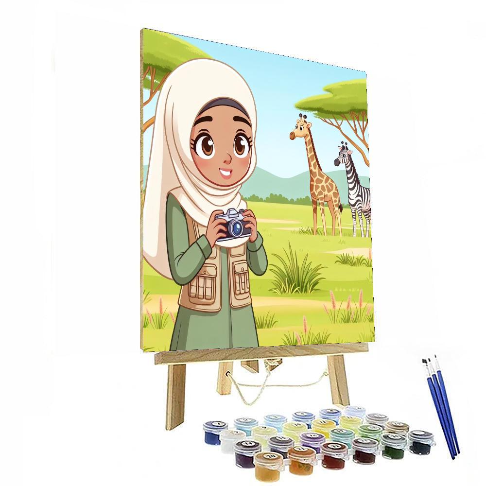 Savannah Wildlife Safari Paint By Numbers Kits