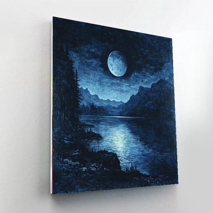 Arnold Böcklin Inspired Gothic Nocturne  Paint By Number
