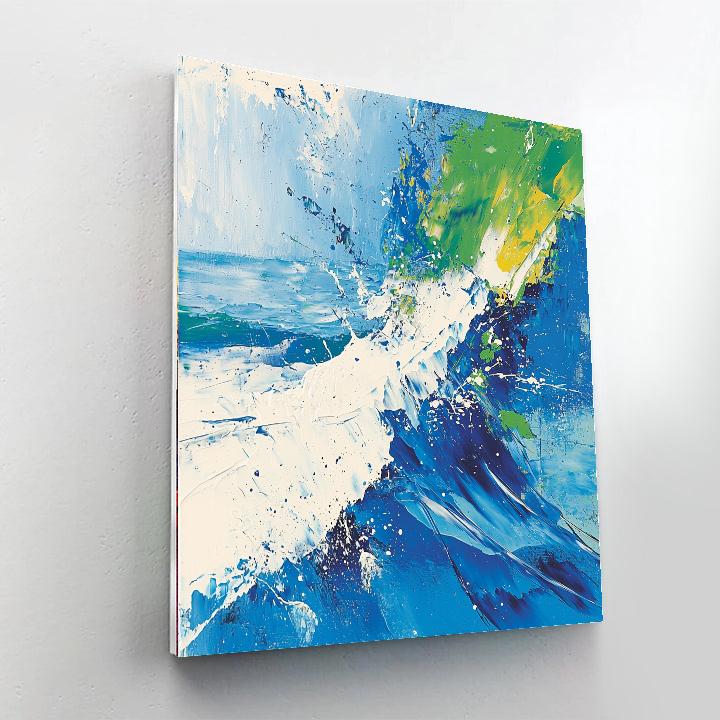 Jackson Pollock Inspired Dynamic Waves Of Energy  Paint By Numbers Kits
