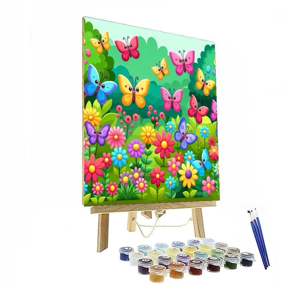 Butterfly Garden Of Colors DIY Paint By Numbers