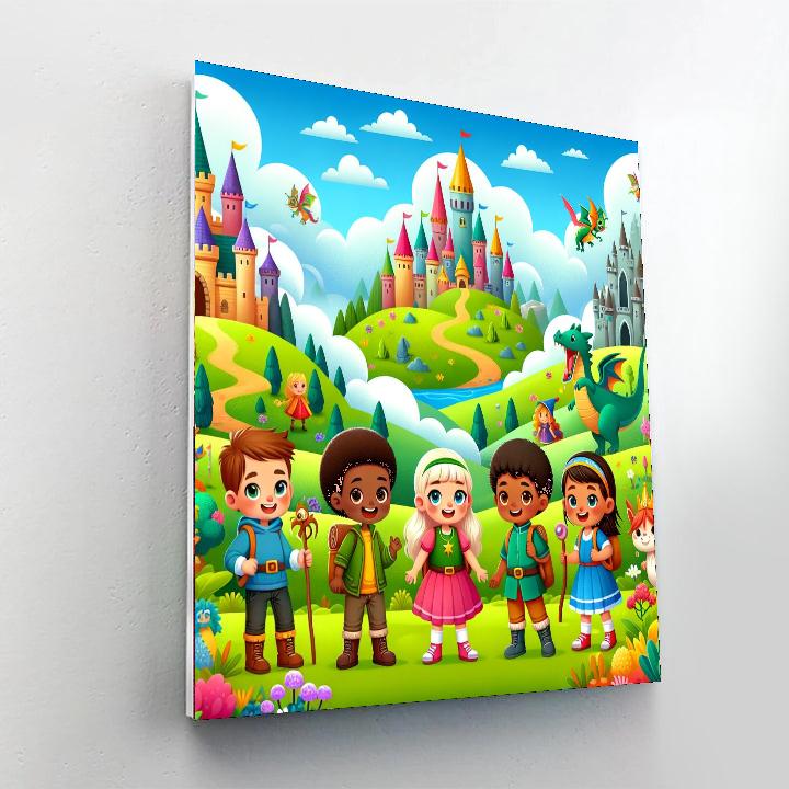 Exploring Magical Worlds Paint By Numbers Art