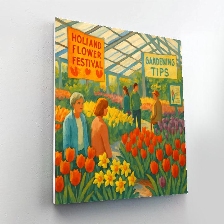 Holland Flower Festival - Noordoostpolder, Netherlands Numbered Painting Kits