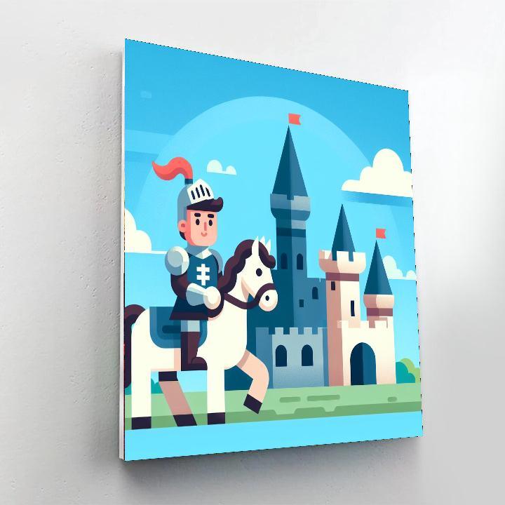 Medieval Adventures Paint By Numbers Art