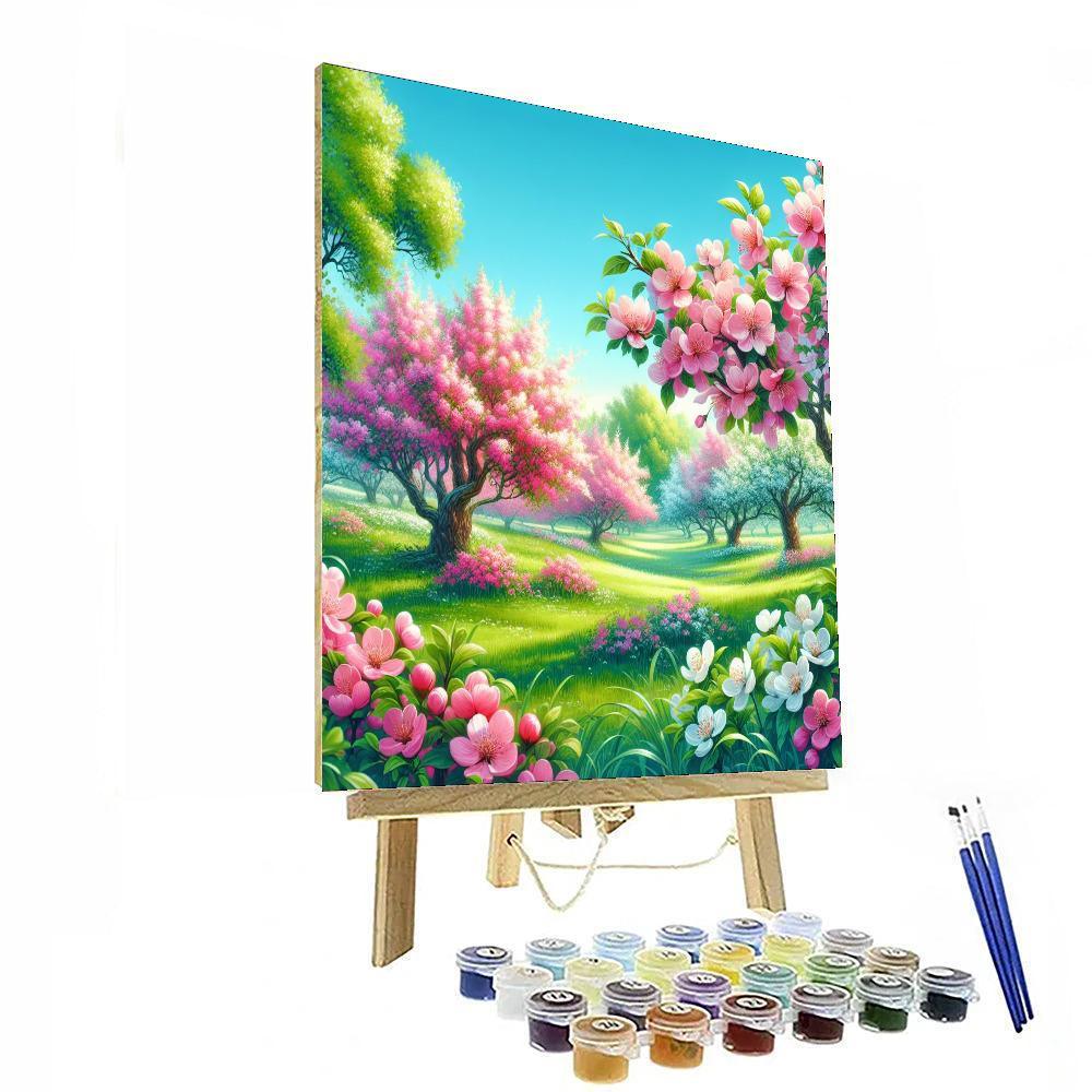 Dreamy Blossom Orchard Numbered Painting Kits