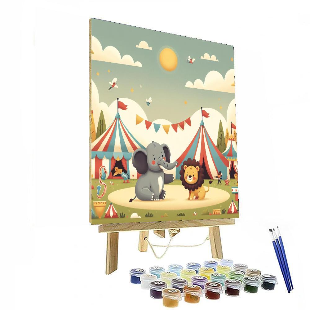 Colorful Carnival Of Creatures Number Painting