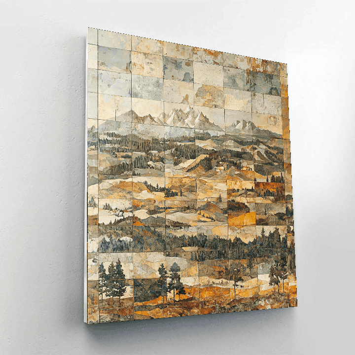 Anselm Kiefer Inspired The Essence Of Earth  Paint By Numbers Kits