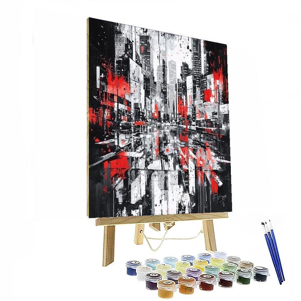 Banksy Inspired City Of Mirrors  Paint By Numbers Kits