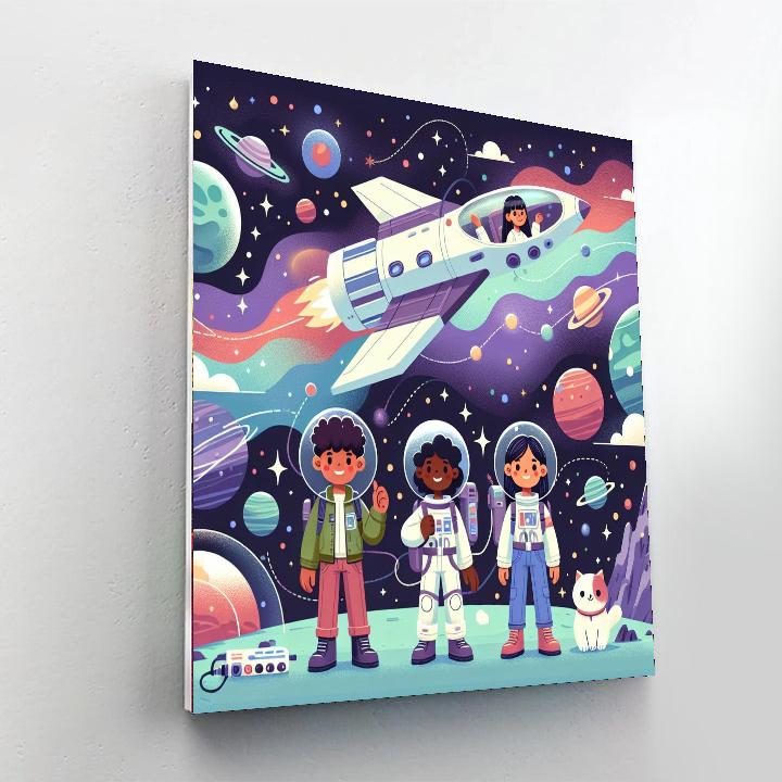 Galactic Journey Quest Painting By Numbers Kit