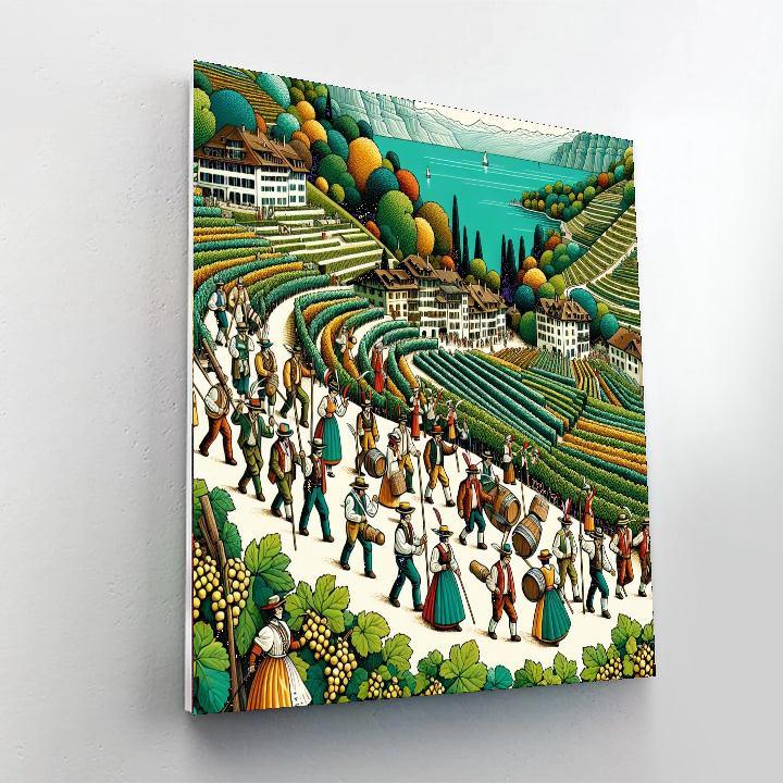 Lavaux Harvest Festival - Switzerland Paint By Numbers Art
