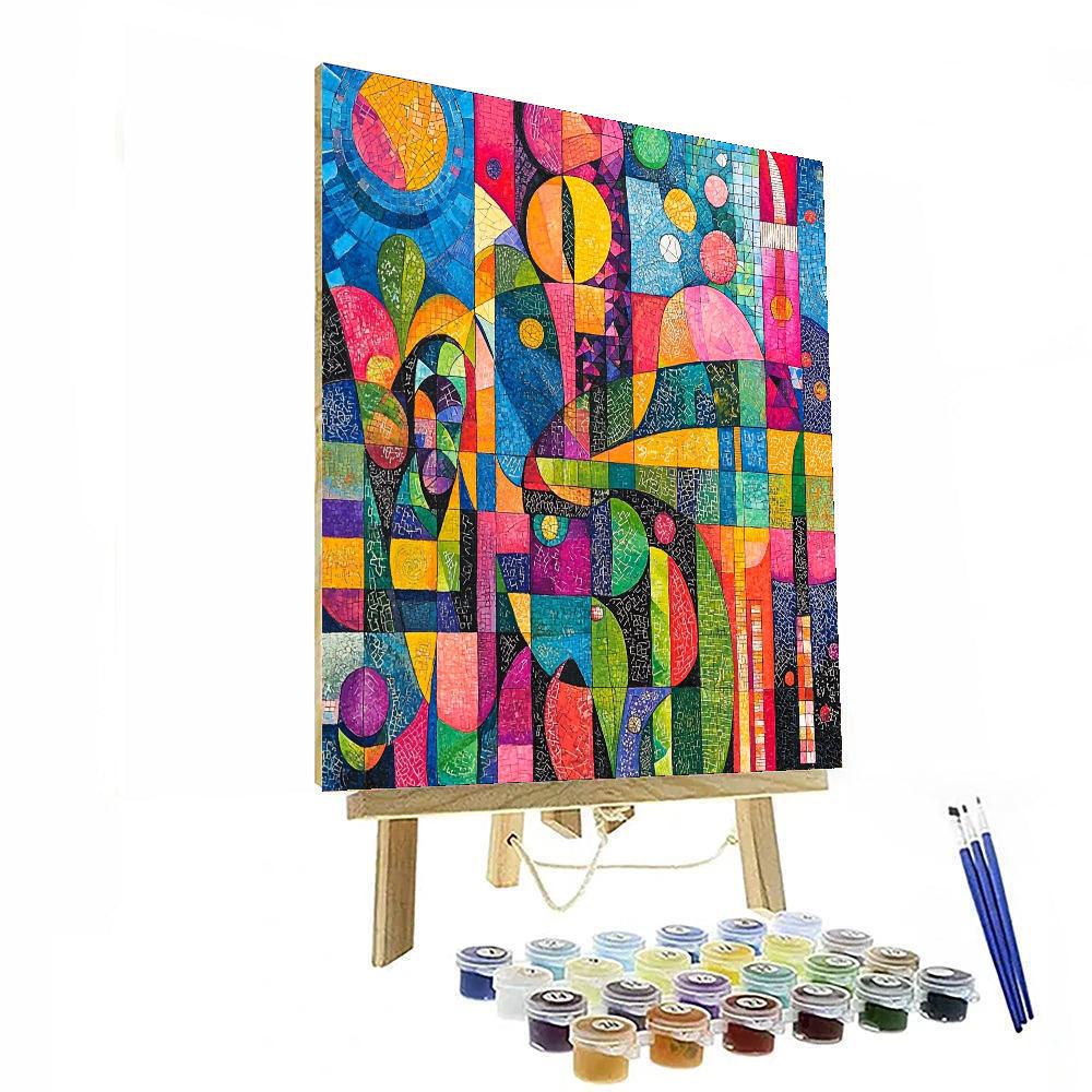 Paul Klee Inspired Whimsy Of Form  Paint By Number