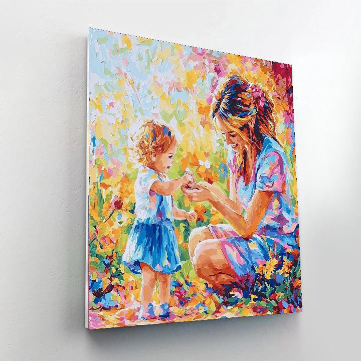 Mom's Gentle Guidance Painting Number Kit