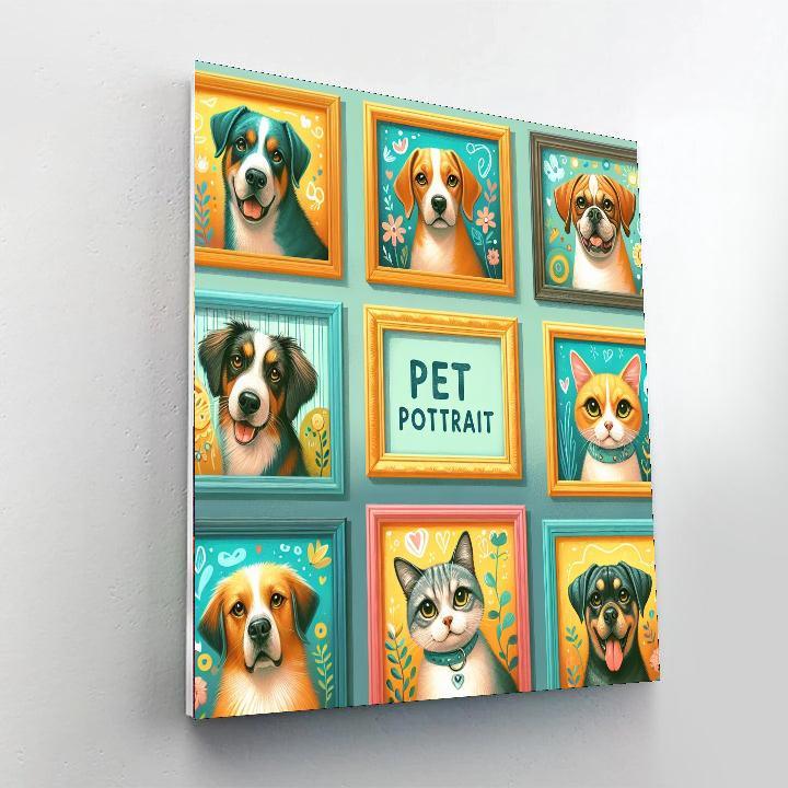Endearing Pet Portraits Paint By Number