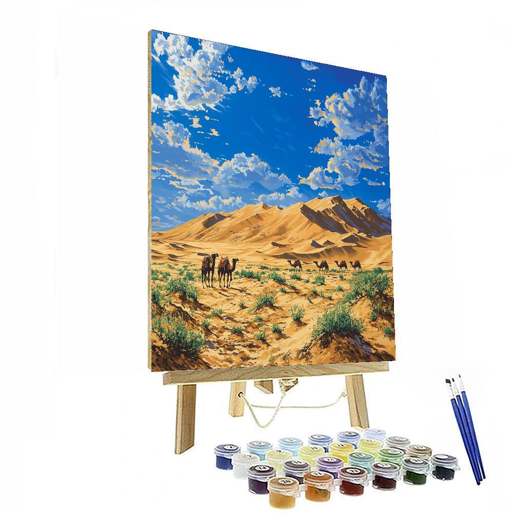The Gobi Desert - Mongolia Numbered Painting Kits