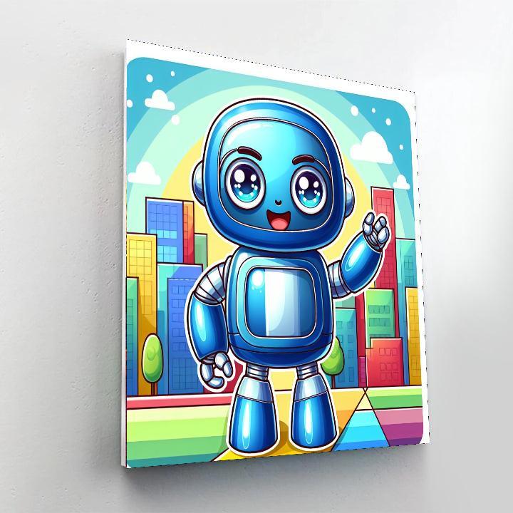 Robot Explorer Quest Paint By Numbers Kits