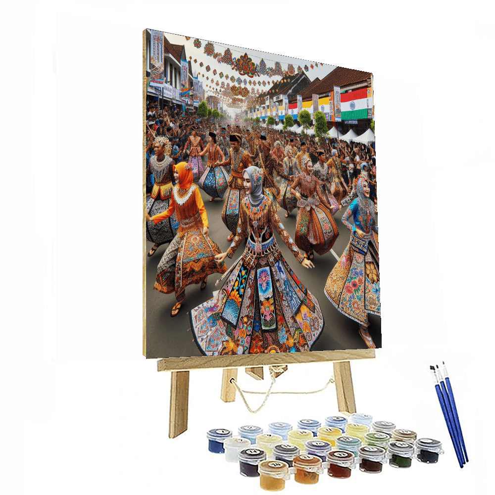 Karnival Batik - Indonesia Painting Number Kit