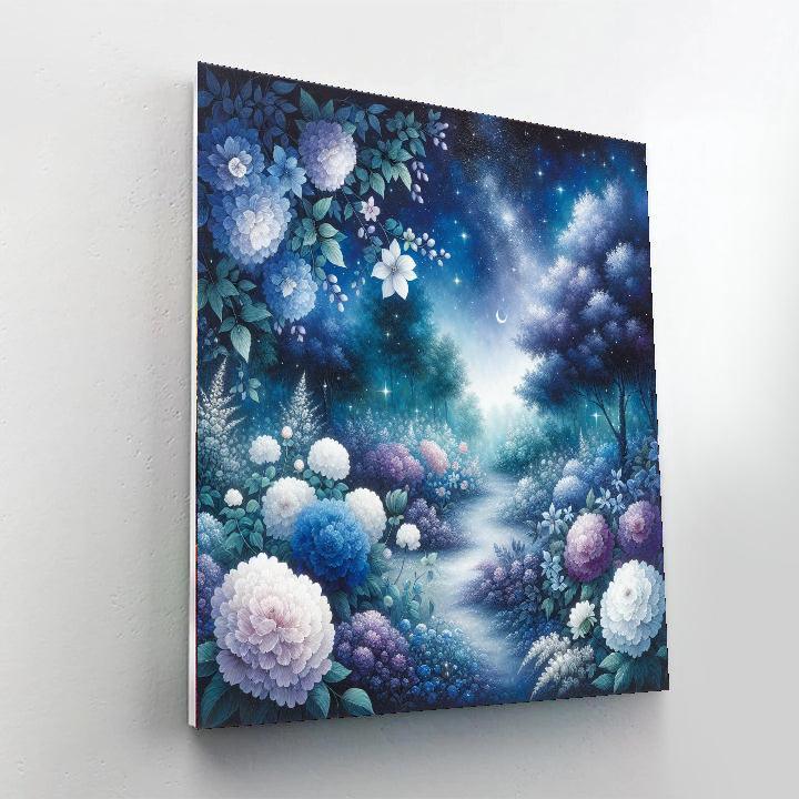 Magical Starlit Garden Paint By Number