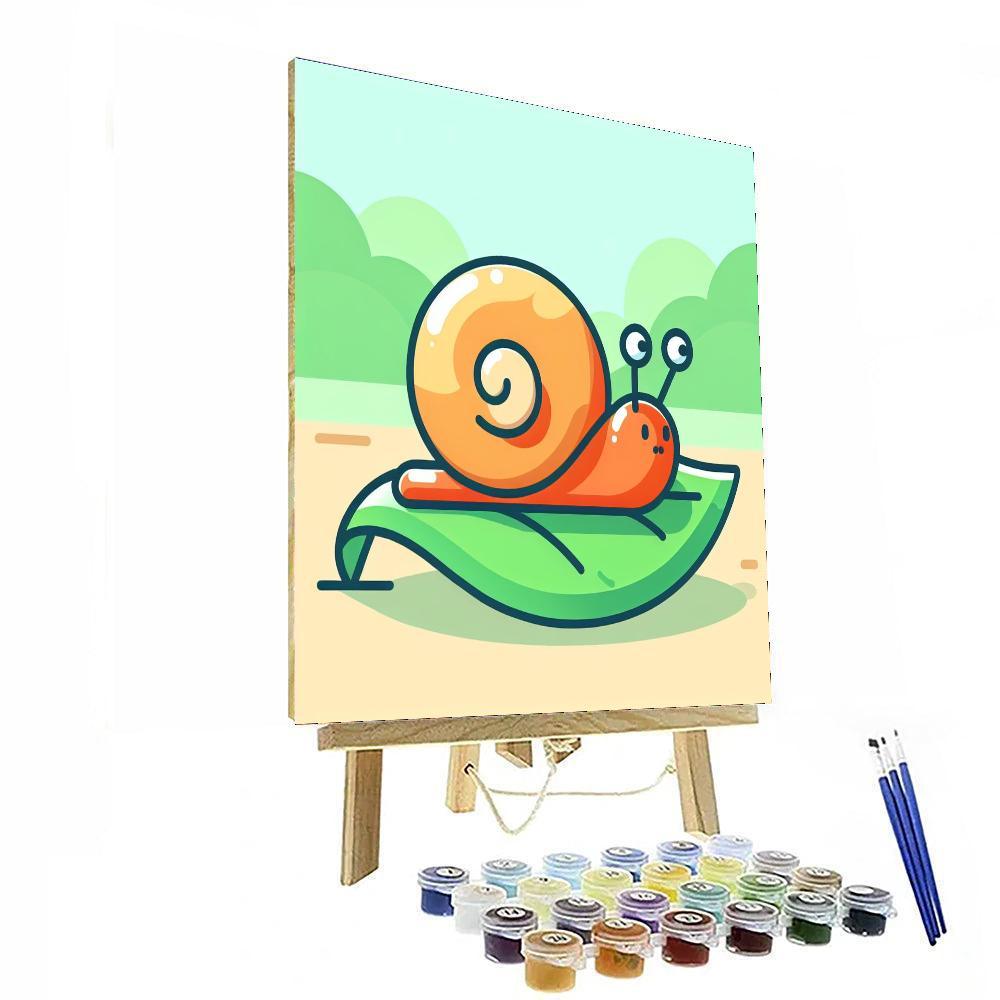 Sneaky Snail Safari Number Painting