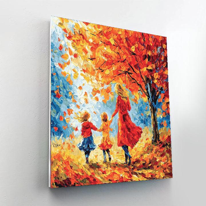 A Walk Through Autumn Leaves Paint By Number