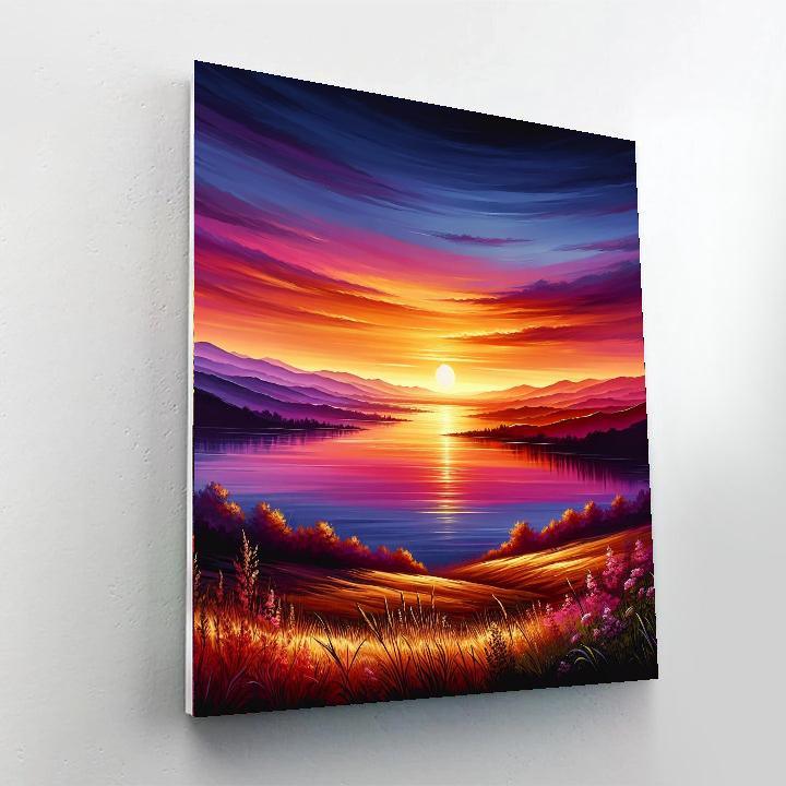 Sublime Sunset Horizon Paint By Number