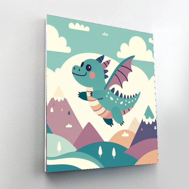 Dreamy Dragon Tale DIY Paint By Numbers