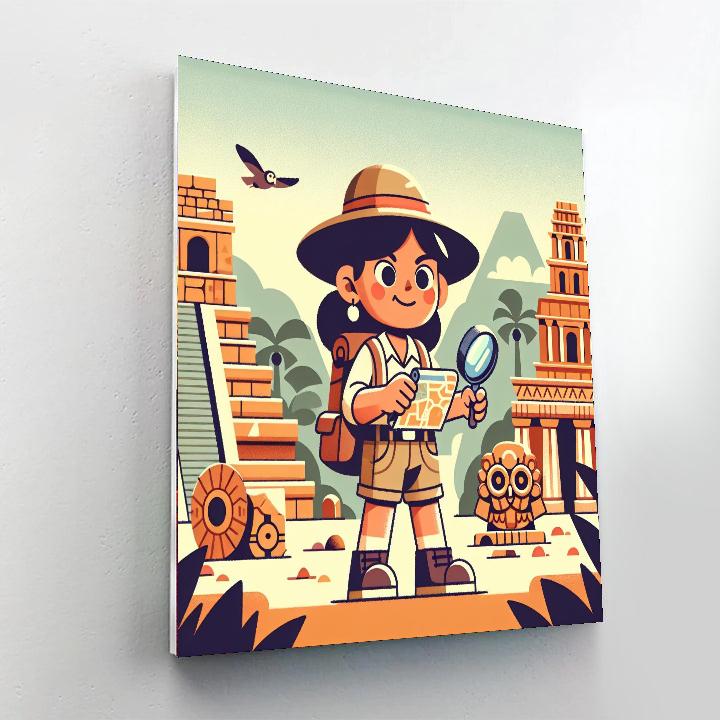 Historic Discovery Expedition Painting Number Kit