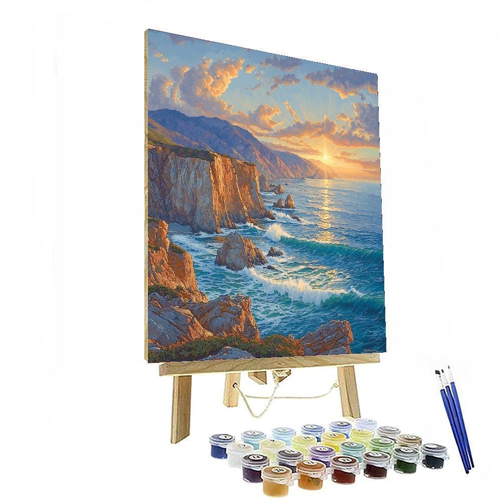 The Big Sur Coastline Painting Number Kit