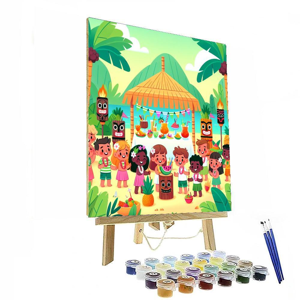 Tropical Tiki Fiesta Painting By Numbers Kit