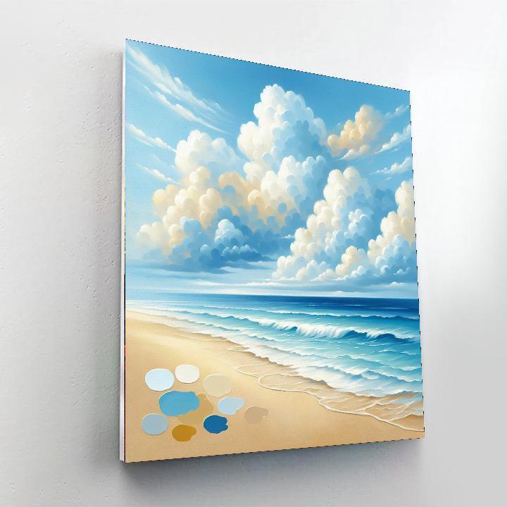 Timeless Coastal Serenity Painting Number Kit