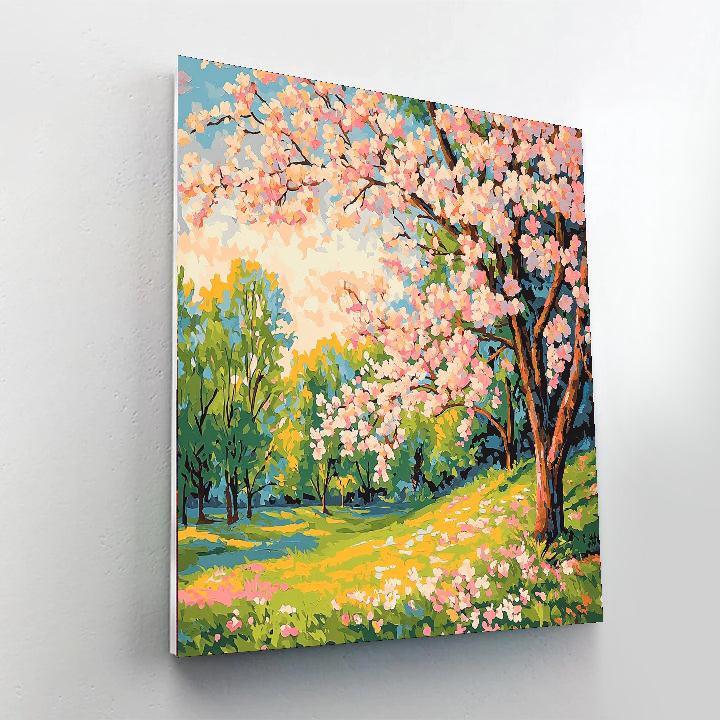 Claude Monet Inspired Joyful Spring  DIY Paint By Numbers