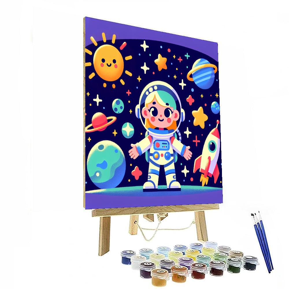 Galactic Explorer's Odyssey DIY Paint By Numbers