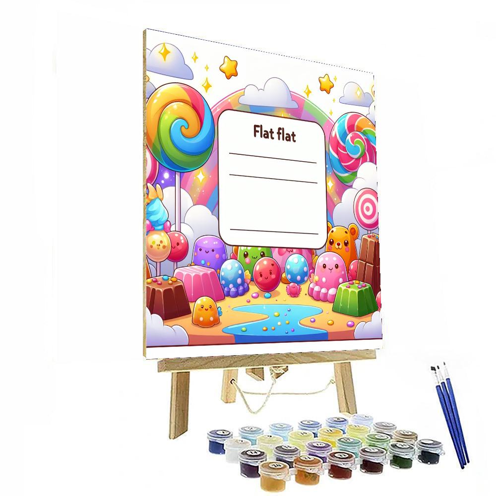 Exploring The Candy Kingdom Paint By Numbers Art