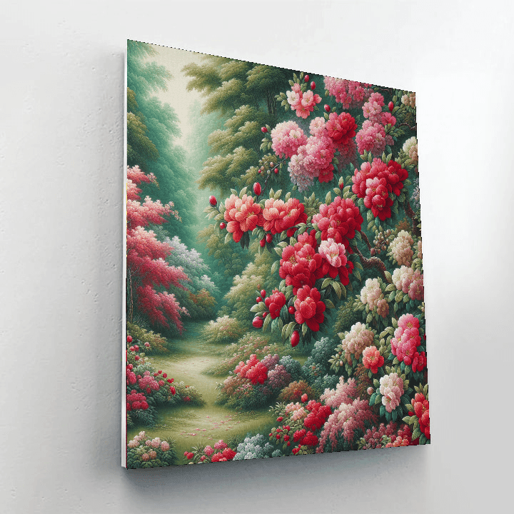 Enchanted Garden Tapestry Paint By Color