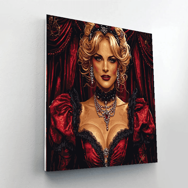 Nicole Kidman: Radiance From Moulin Rouge To The Heights Of Artistry Painting Number Kit