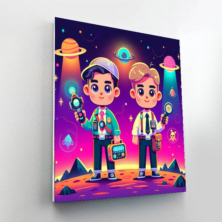 Cosmic Detective Numbered Painting Kits