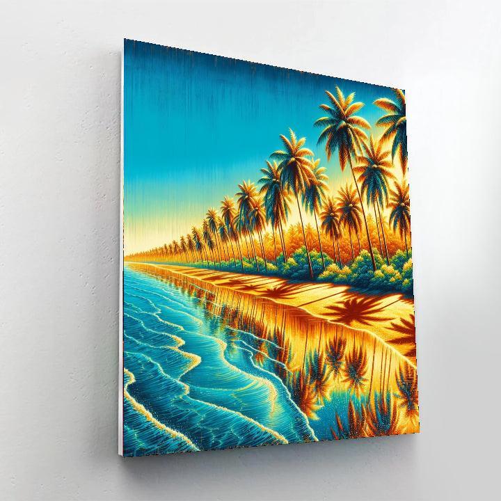 Elegant Tropical Escape Numbered Painting Kits