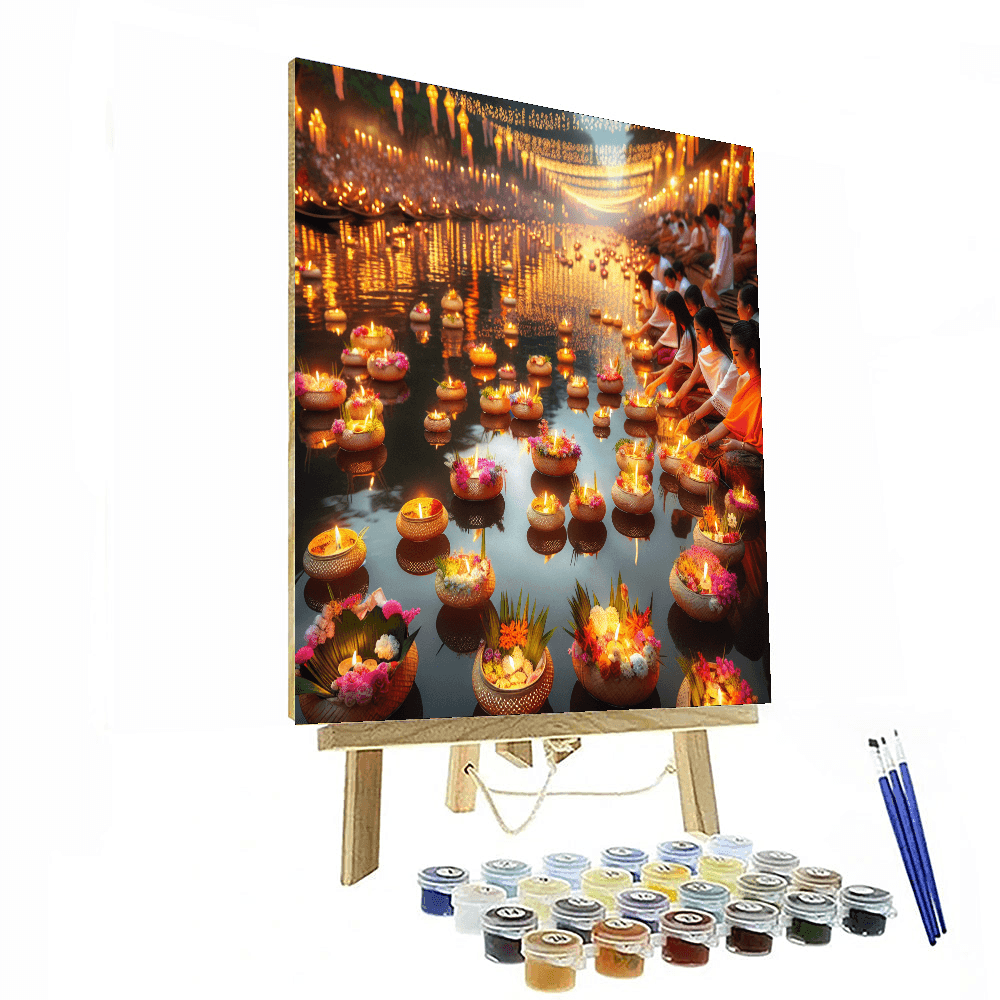 Festival Of Lights - Thailand Paint By Numbers Kits