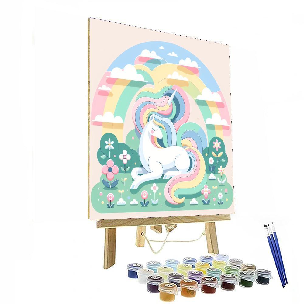 Gentle Unicorn Dreamland Paint By Color