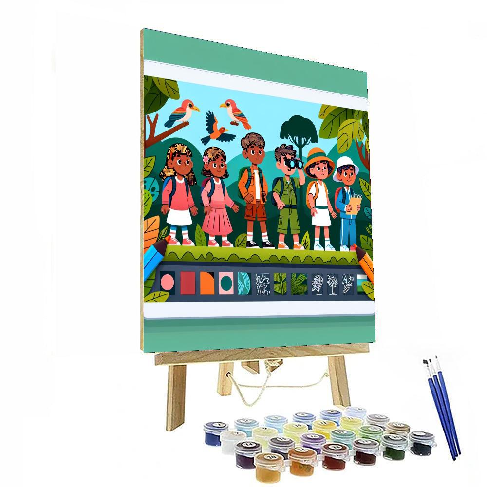 Rainforest Discovery Trek Numbered Painting Kits