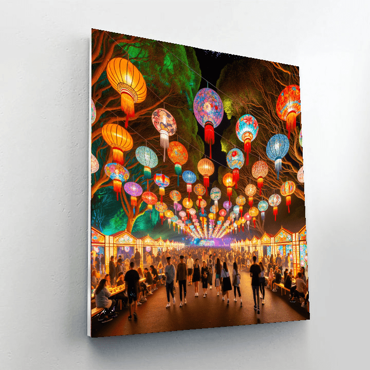 Auckland Lantern Festival - New Zealand Paint By Numbers Art