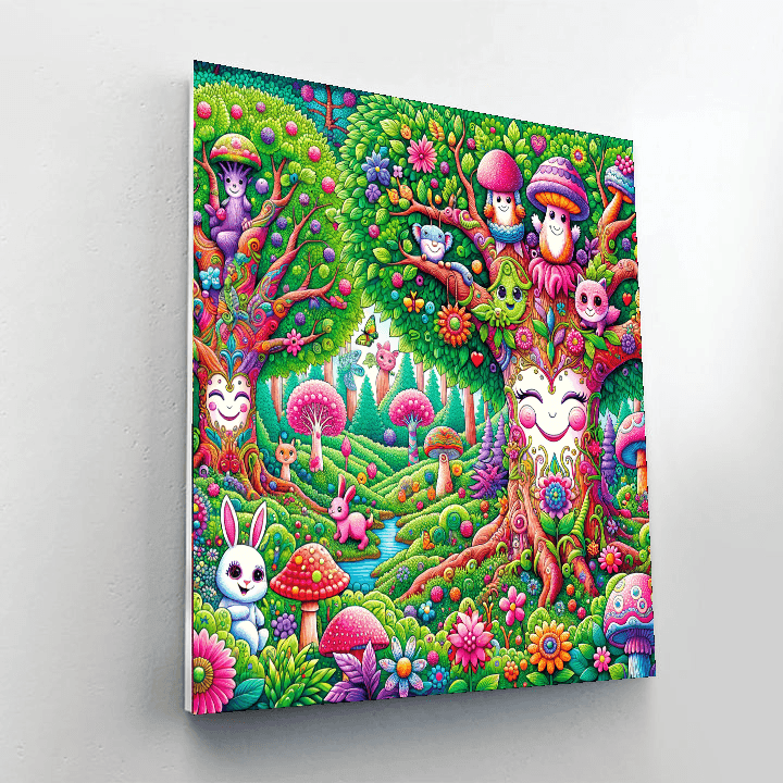 Magical Forest Journey Paint By Number