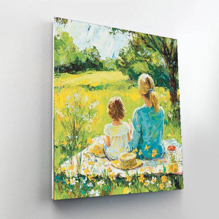 A Mother’s Heart In Nature Number Painting