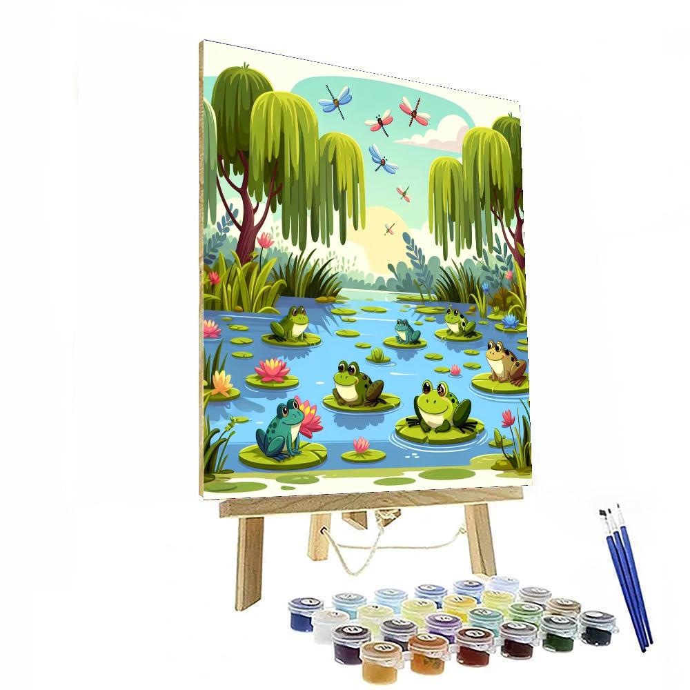 Mystical Marsh Number Painting