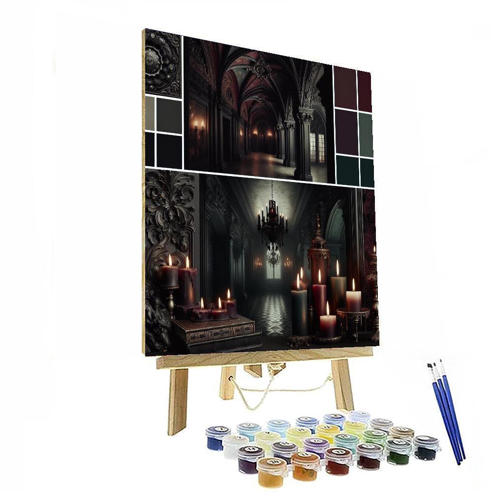 Gothic Enigma Abode Painting Number Kit